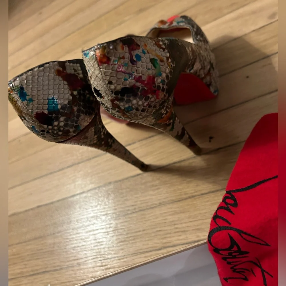 Louboutin Highness python - Picture 4 of 4